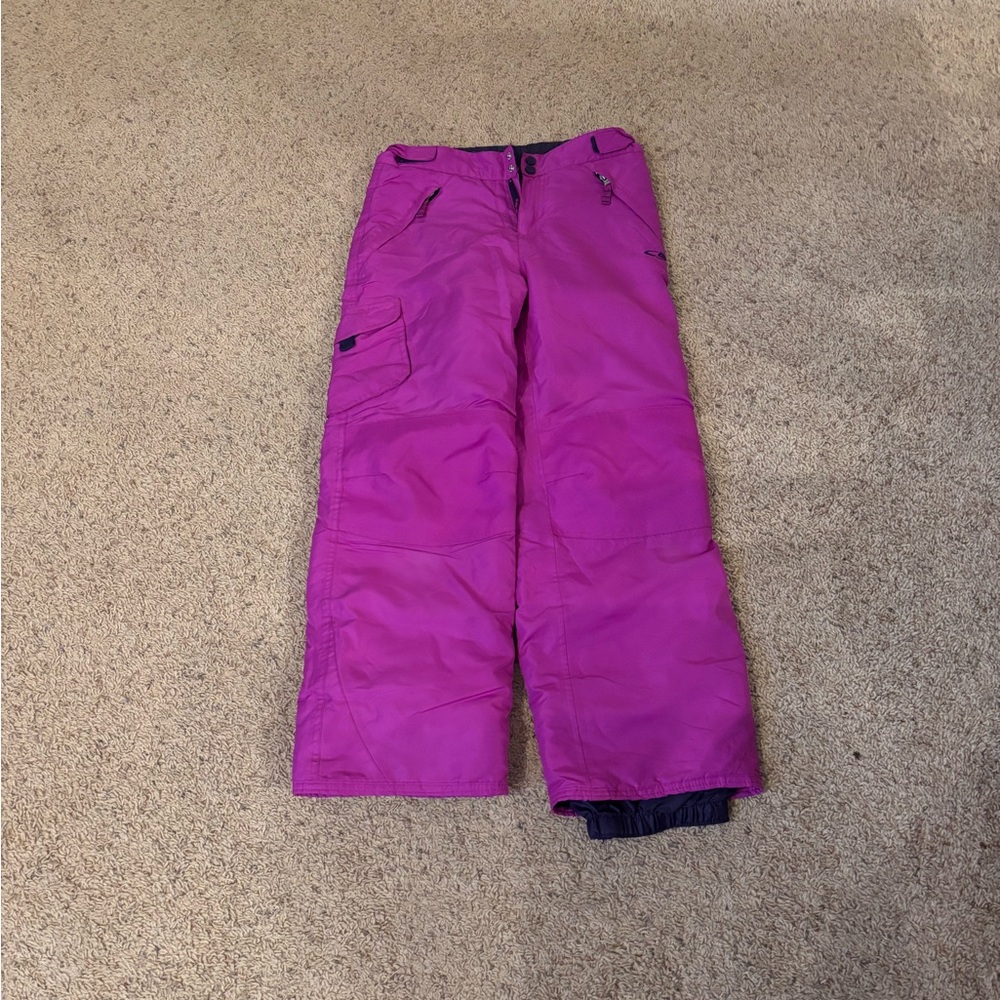 Kids Pink Snow Pants